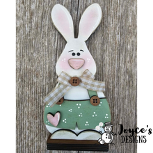 Load image into Gallery viewer, Boy Bunny Shelf Sitter Wood Blank – 4x8
