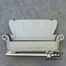 Load image into Gallery viewer, Interchangeable Seasonal Couch Shelf Sitter – 7.5" x 13.25" Multilayer DIY Wood Blank
