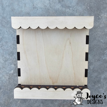 Load image into Gallery viewer, Interchangeable Wooden Tissue Box Cover – Fits 4.25” Insert Signs – DIY Home Décor Cube Base
