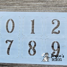Load image into Gallery viewer, Christmas Countdown Number Stencil – Fits Gingerbread House Shelf Sitter
