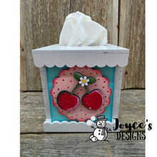 Load image into Gallery viewer, Interchangeable Wooden Tissue Box Cover – Fits 4.25” Insert Signs – DIY Home Décor Cube Base
