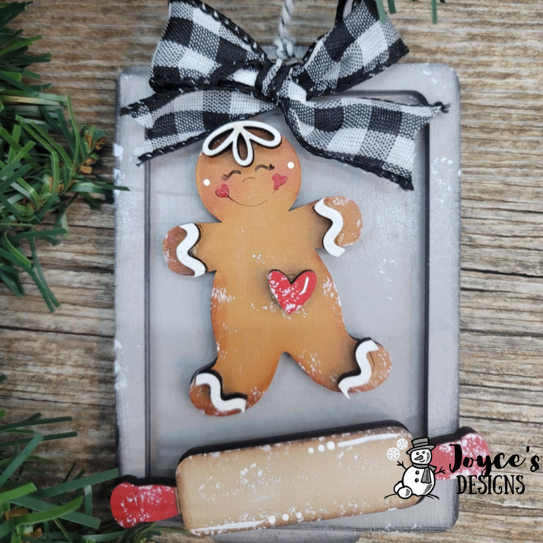 Gingerbread Cookie Sheet Ornament