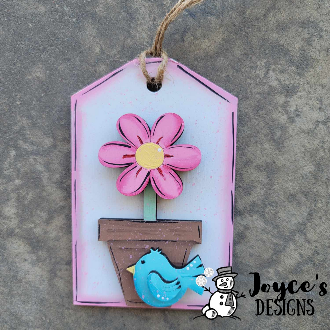 Spring gift tag or Mother's Day Gift