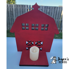 Load image into Gallery viewer, Christmas Barn Votive Shelf Sitter
