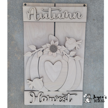 Load image into Gallery viewer, Pumpkin Harvest Pallet Doorhanger
