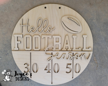 Load image into Gallery viewer, Football Doorhanger
