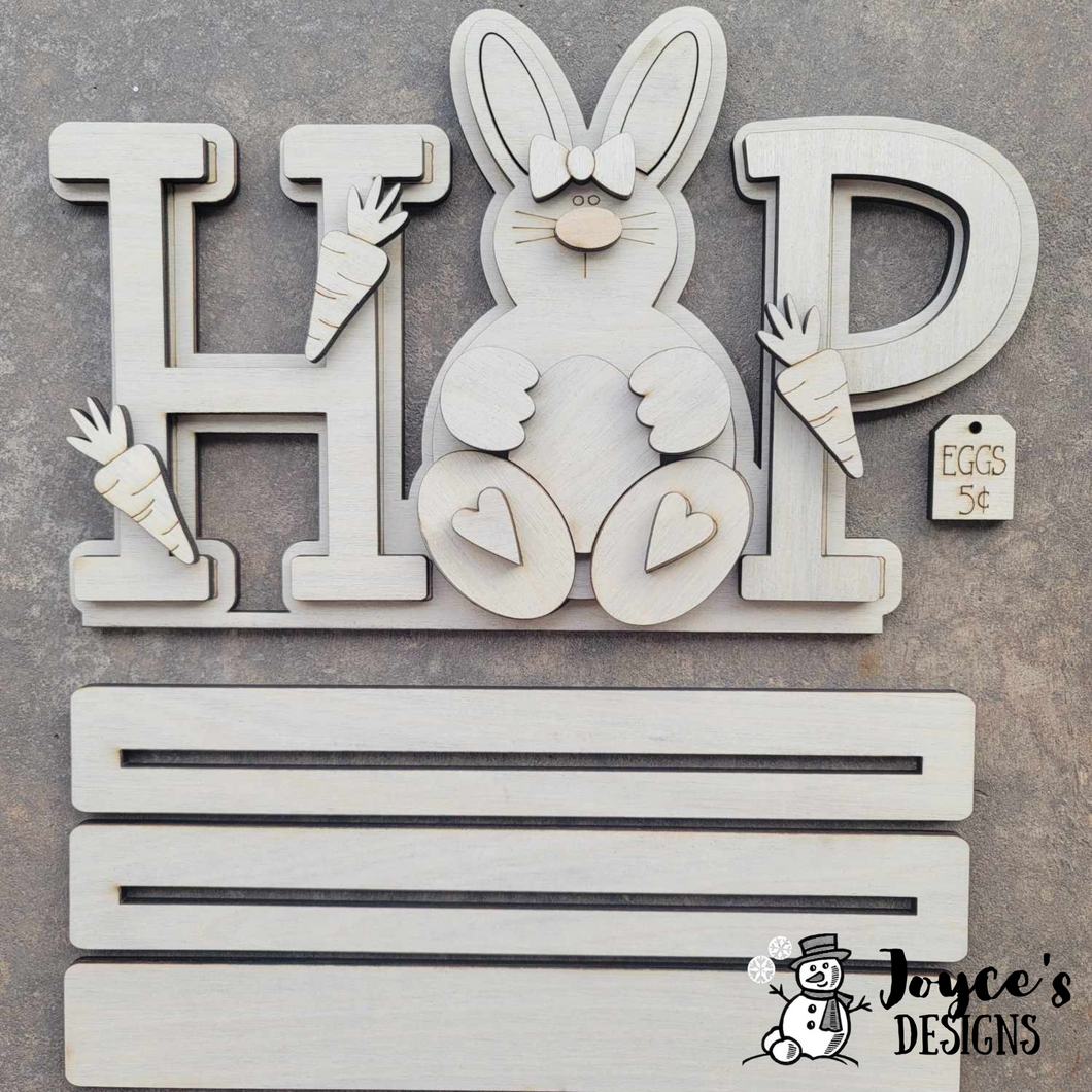 Hop-Bunny Shelf Sitter