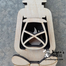 Load image into Gallery viewer, Christmas Lantern Wood Blank | 3.5 x 12 Inch DIY Holiday Craft
