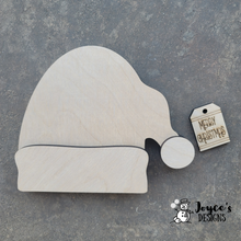 Load image into Gallery viewer, Santa Hat Shelf Sitter with Tag
