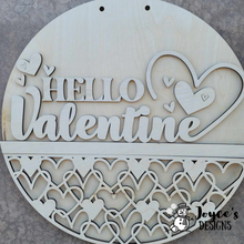 Load image into Gallery viewer, Hello Valentine Doorhanger
