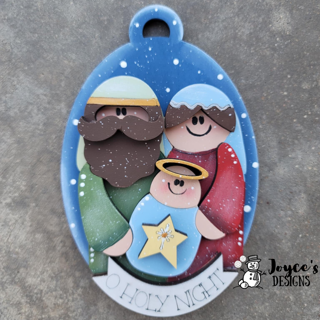 Christmas Blessings Nativity Ornament