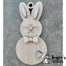 Load image into Gallery viewer, Easter Bunny Bowtie Ornament
