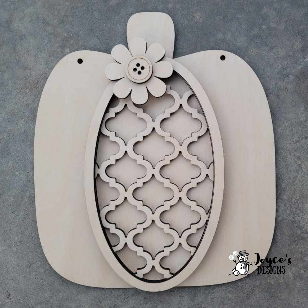 Pumpkin doorhanger