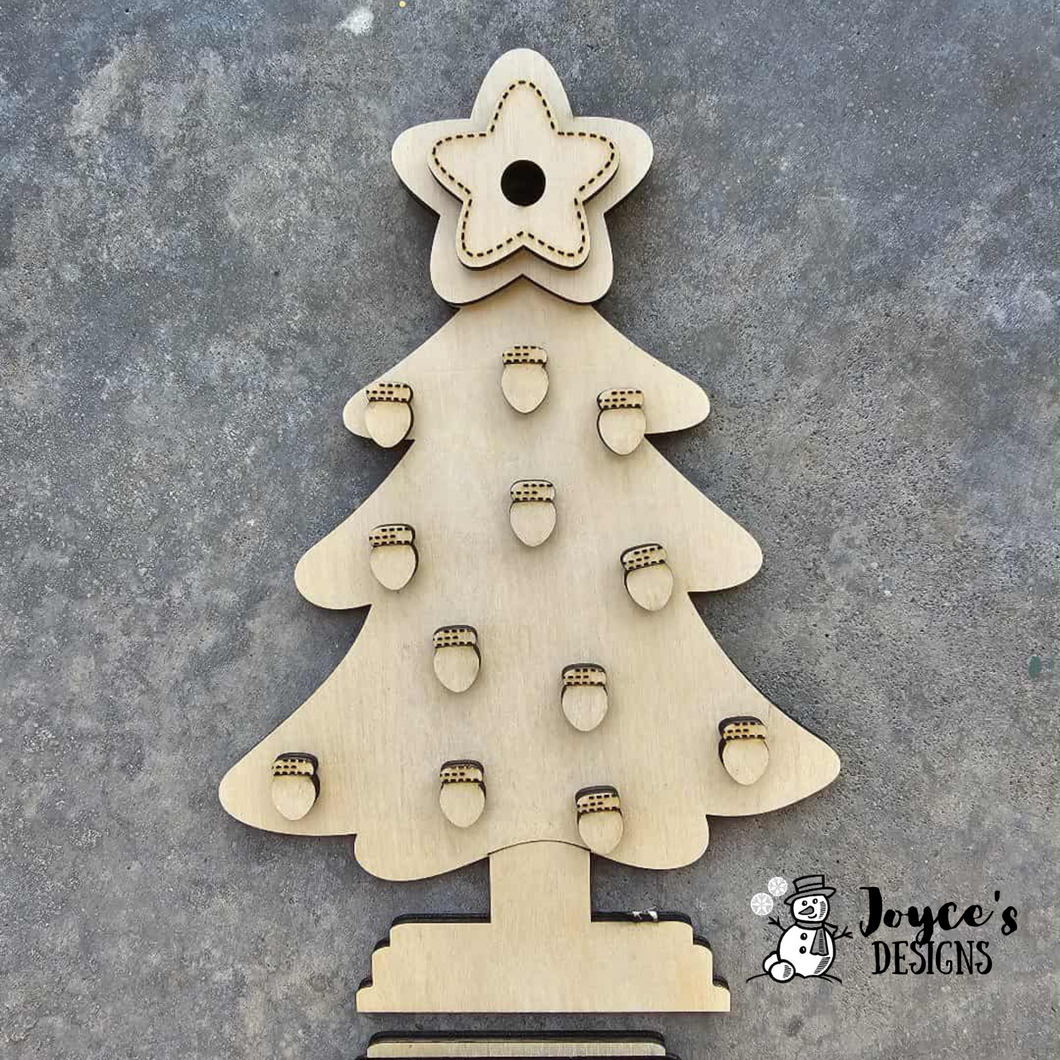 Christmas Tree With BulbsTealight Votive