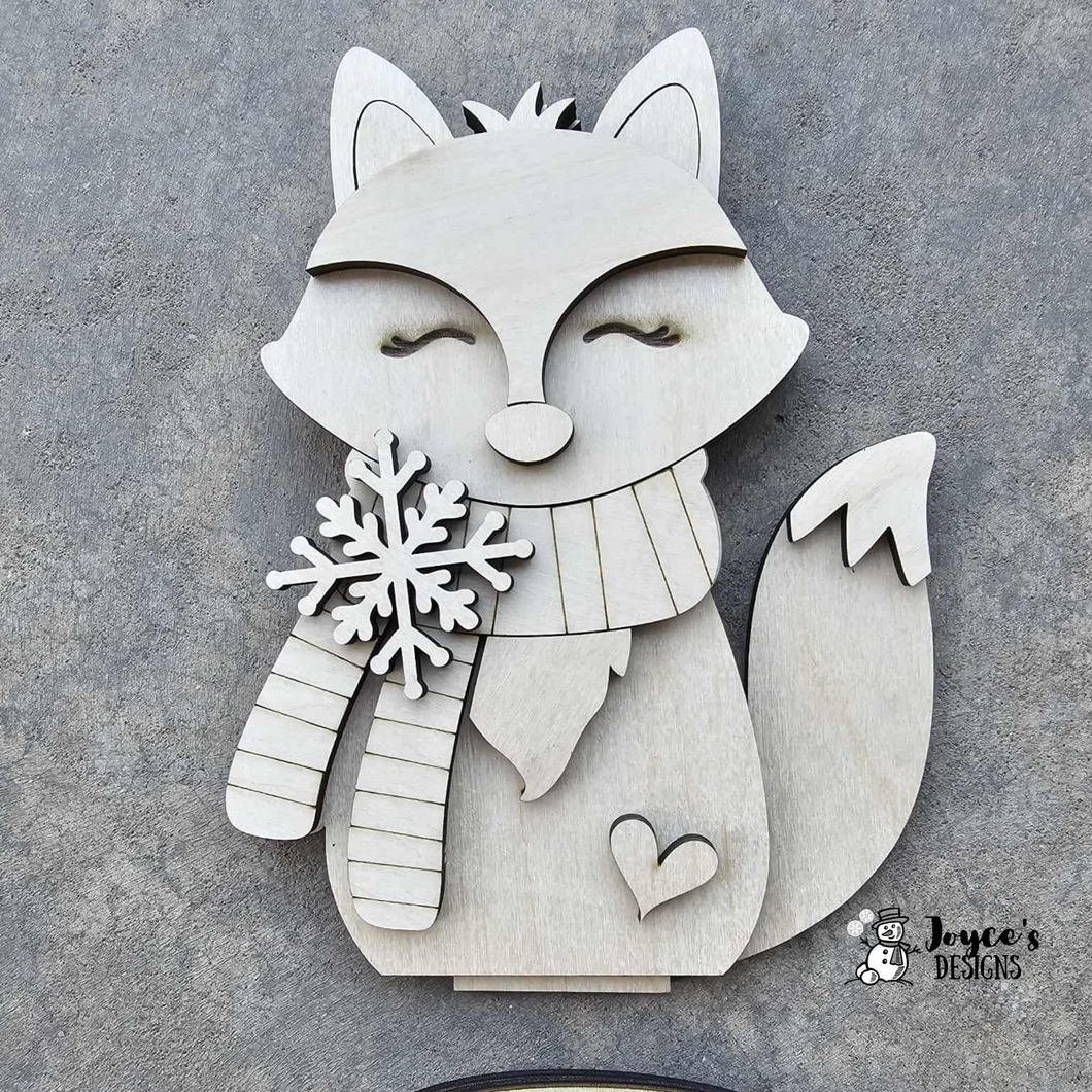 Christmas Fox Shelf Sitter | 6