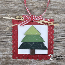 Load image into Gallery viewer, Christmas Quilt Block Tree Ornament – Wood Blank
