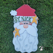 Load image into Gallery viewer, Christmas Doorhanger St Nick
