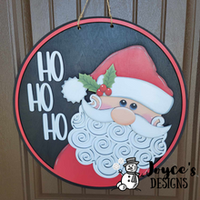 Load image into Gallery viewer, Santa HoHoHo Welcome Christmas Wood Doorhanger Kit
