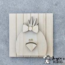 Load image into Gallery viewer, Interchangeable Wooden Tissue Box Cover – Fits 4.25” Insert Signs – DIY Home Décor Cube Base
