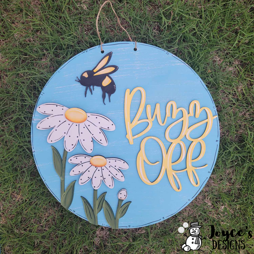 Buzz Off Doorhanger