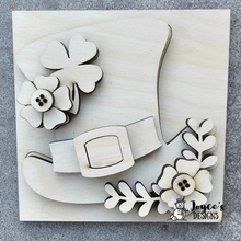 Load image into Gallery viewer, Interchangeable Wooden Tissue Box Cover – Fits 4.25” Insert Signs – DIY Home Décor Cube Base
