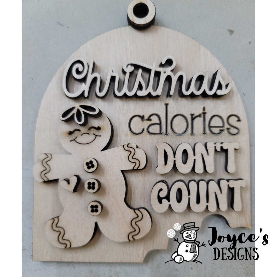 Christmas Calories Gingerbread