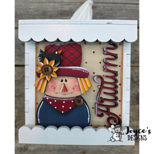 Load image into Gallery viewer, Interchangeable Wooden Tissue Box Cover – Fits 4.25” Insert Signs – DIY Home Décor Cube Base
