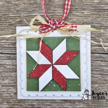 Load image into Gallery viewer, Star Quilt Block Ornament – DIY Wood Blank
