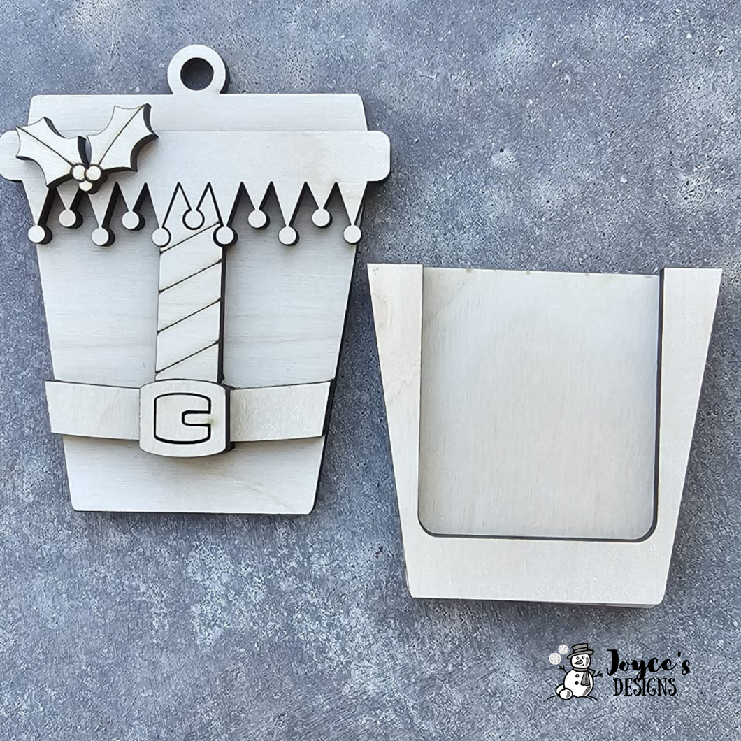 Elf Latte Gift Card Holder & Ornament – DIY Christmas Coffee Cup Craft