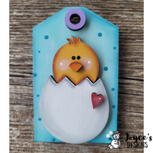 Load image into Gallery viewer, Easter Giftcard or Tag Chick
