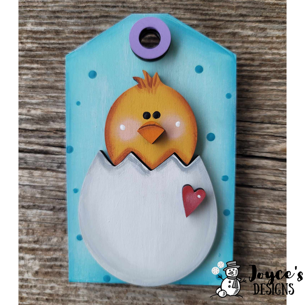 Easter Giftcard or Tag Chick