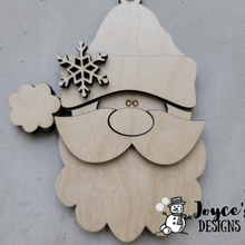 Load image into Gallery viewer, Santa With Snowflake Ornament
