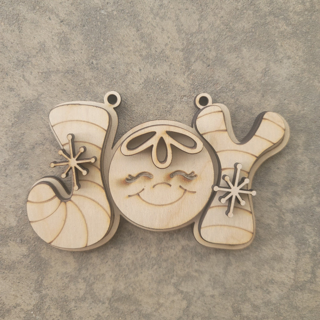 JOY Gingerbread Ornament – 4.25