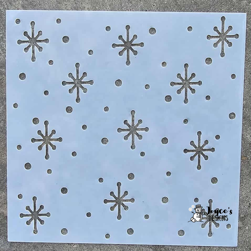 Starry Sky Stencil 5.5x5.5