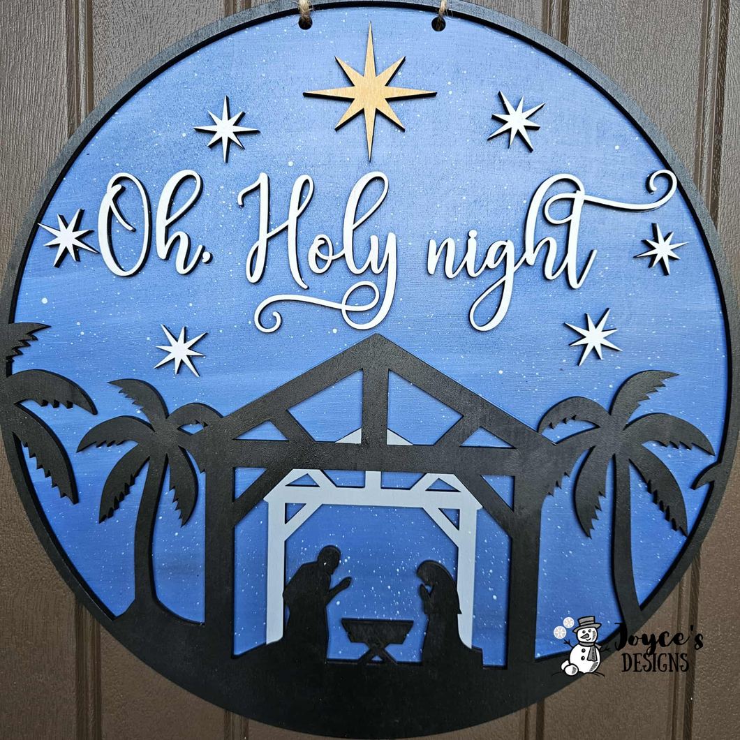 Oh Holy Night Manager Scene doorhanger