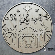 Load image into Gallery viewer, Oh Holy Night Manager Scene doorhanger
