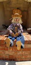 Load image into Gallery viewer, Scarecrow With wood Name Tag
