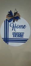 Load image into Gallery viewer, Door-hanger round 22 inch - Home Sweet Home.

