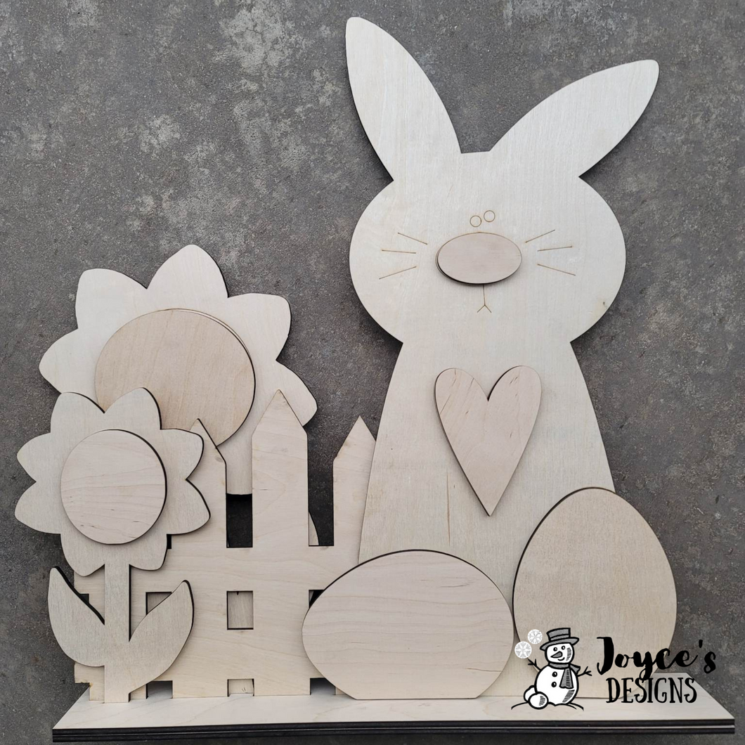 Spring/Bunny shelf sitter, DIY Easter, Bunny Easter, Easter Bunny, Hipity Hopity, Carrot, DIY painting kits, Kids Easter Crafts