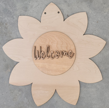 Load image into Gallery viewer, Door Hanger Sunflower-Welcome
